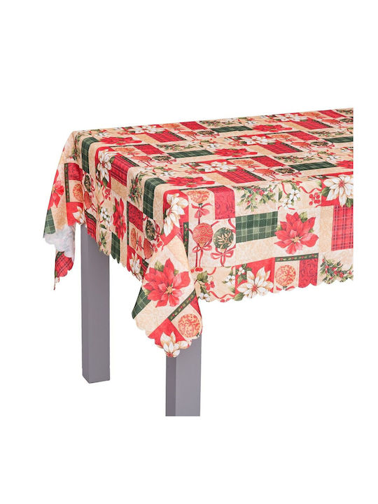 BigBuy Christmas Tablecloth Multicolour L150xW180cm.