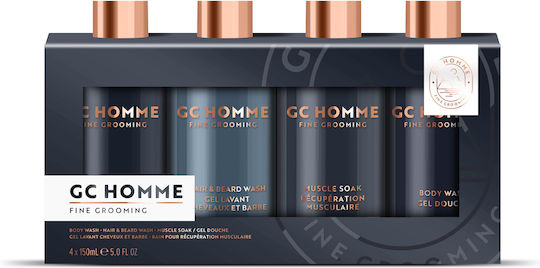 The Luxury Bathing Company GC Homme Hautpflegeset für Reinigung Körperreinigung 4Stück