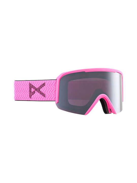 Burton Nesa Ski & Snowboard Goggles Kids Pink with Lens in Pink Color