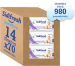 Sidifresh Baby Wipes 14x70pcs