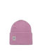 Crossknit Beanie Unisex Σκούφος Πλεκτός σε Μωβ χρώμα