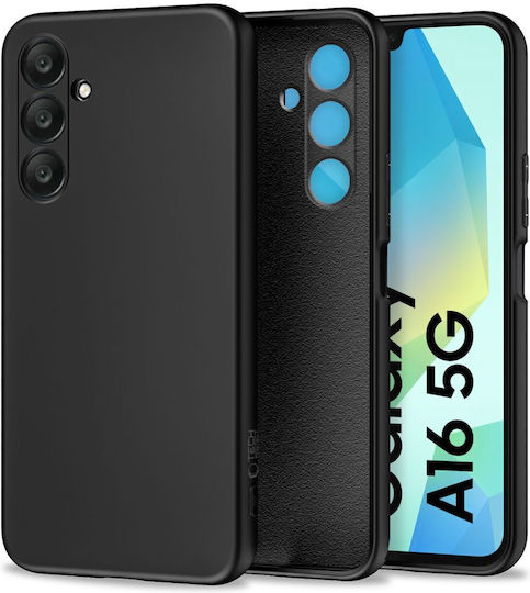 Tech-Protect Icon Back Cover Plastic / Silicone Black (Samsung Galaxy A16 4G / 5G)