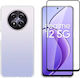 Realme Vivid Set Gelly Case Back Cover Tempered Glass / Σιλικόνης Μαύρο (Realme 12)