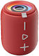 BASS-02 Ηχείο Bluetooth 10W με Ραδιόφωνο Κόκκινο