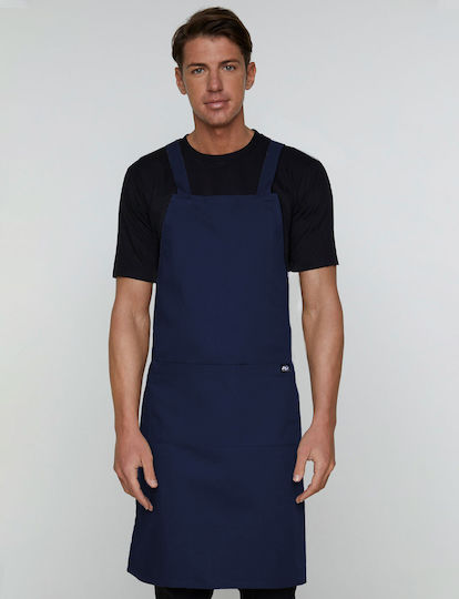 Ayo Șorț Ospătar / Barista / Barman Corp întreg Albastru marin