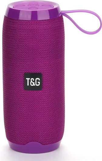 TG-106A Ηχείο Bluetooth 10W με Ραδιόφωνο Μωβ