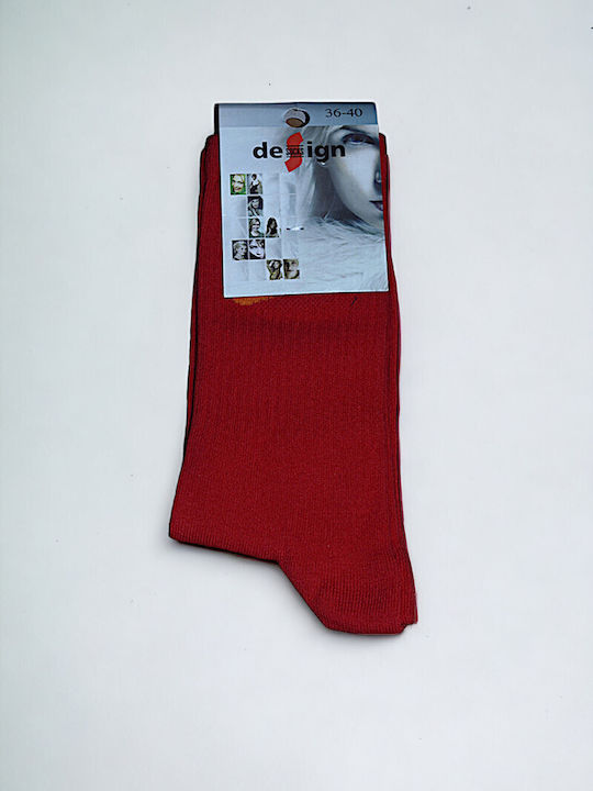 Design Femei Șosete Red 1Pachet Design Femei Șosete Red 1Pachet