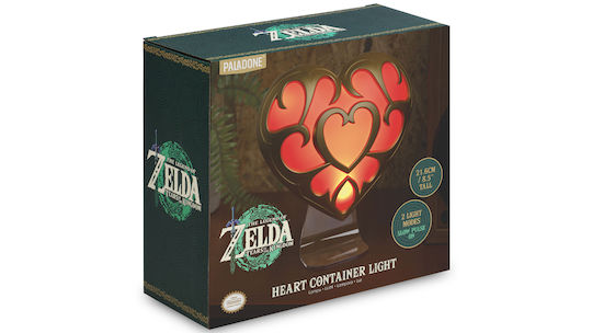 Paladone Παιδικό Διακοσμητικό Φωτιστικό The Legend Of Zelda - Heart Container Κόκκινο 22x9cm