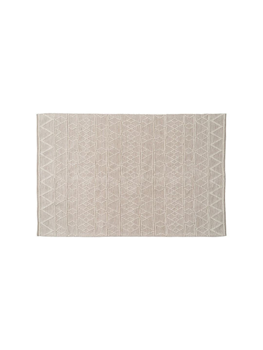 BigBuy Rug Rectangular Cream