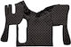 Set of "dead" Leatherette Mats Volvo Fh1216 2002-2012 Manual Double Black Red Stitching 3 Pieces