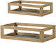 Artekko Διακοσμητικό Καφάσι Κήπου Ξύλινο 48x27x12.5εκ. D45074