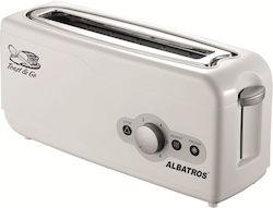 Albatros Express Φρυγανιέρα 2 Θέσεων 750W Λευκή