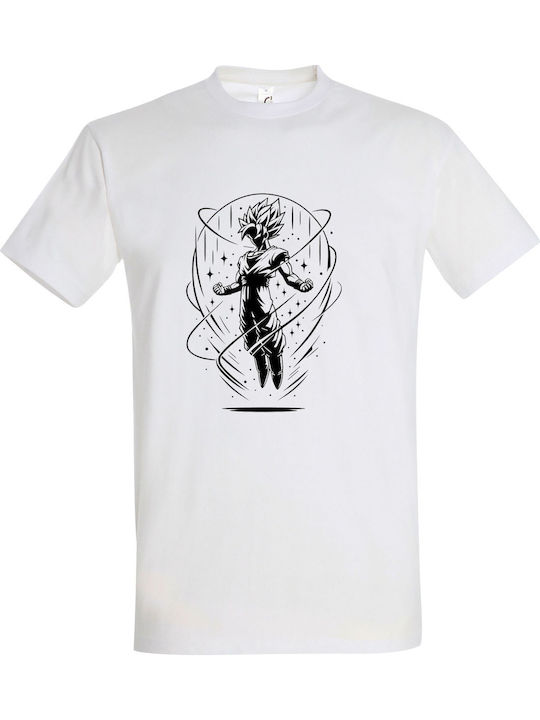 T-shirt Dragon Ball Weiß Baumwolle