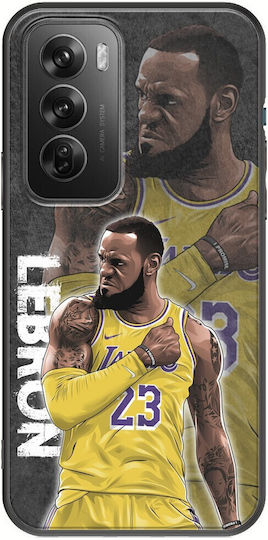 NBA Stars LeBron James Oppo Reno 12 Pro 5G Black TPU Black Silicone