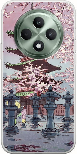 Ukiyo-e Kirschblüte Oppo Reno 12 F 5g Flexibles TPU Transparentes Silikon