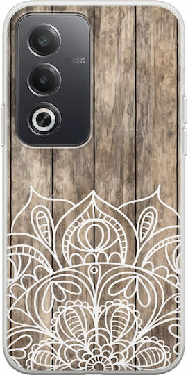 Wooden Mandala Oppo A80 5g Flexible Tpu Διάφανη Σιλικόνη