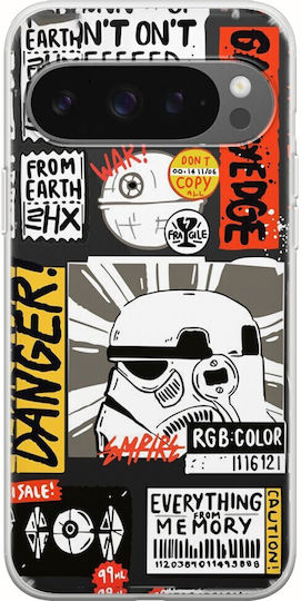 Star Wars Stormtrooper Google Pixel 9 Pro XL 5G Гъвкав TPU Прозрачен Силикон