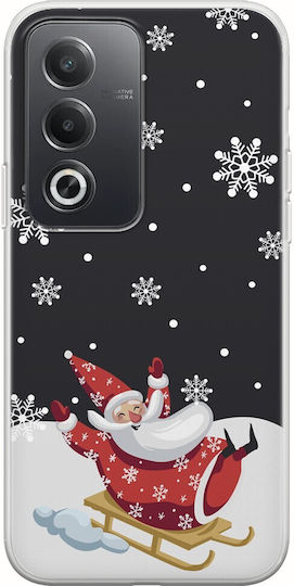 Fröhlicher Santa Oppo A80 5G Flexibles TPU Transparentes Silikon
