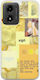 Aesthetic Yellow Motorola Moto G04 Flexible Tpu Διάφανη Σιλικόνη