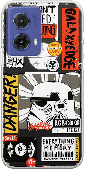 Star Wars Stormtrooper Motorola Moto G85 5G Гъвкав TPU Прозрачен Силикон