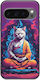Meditation Animals Cat Google Pixel 9 5g Black TPU Black Silicone