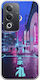 Tokyo bei Nacht Oppo A80 5G Flexibles TPU Transparentes Silikon