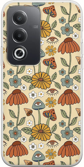 Hippie-Pilze Oppo A80 5g Flexibles TPU Transparentes Silikon