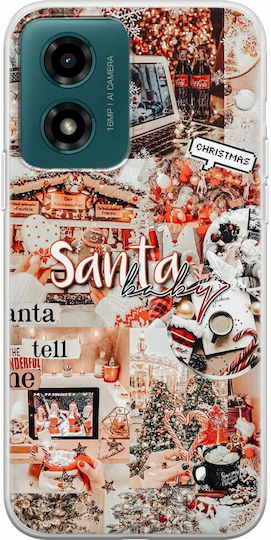 Santa Baby Motorola Moto G04s Flexibles TPU Transparentes Silikon