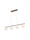 Sun Light Pendant Light Gold 114x15x114cm