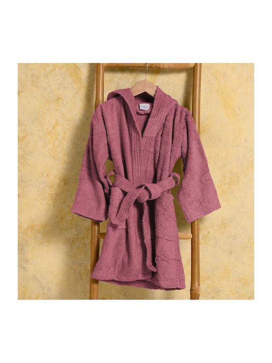 Melinen Kids Hooded Bathrobe Apple