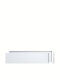 Eurolamp Rectangular Recessed LED Panel 32W with Cool White Light 6500K 120x30cm
