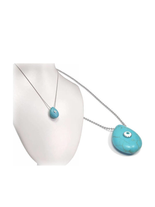 Isay Collection Колие Чокър Очи от Стомана