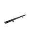 Aca Outdoor Floor Lamp LED Wall Washer 18W with Natural White Light IP66 Black