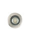KT Lighting Σποτ Δαπέδου LED 23.3W με Θερμό Λευκό Φως Ασημί