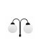 KT Lighting Фенер Публикация Външна за Цокъл E27 Черен