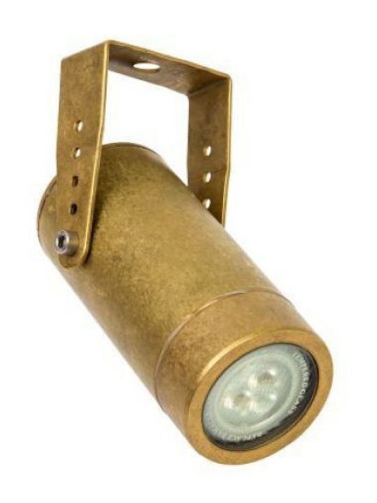 KT Lighting Επιτοίχιο Εξωτερικό Σποτ LED 6.2W με Θερμό Λευκό Φως