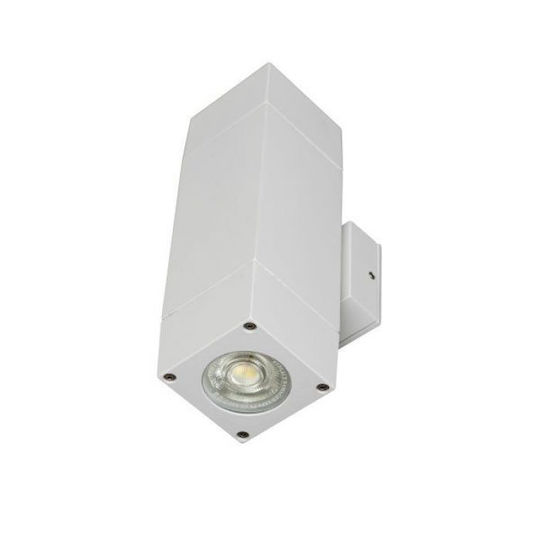 KT Lighting Wall-Mounted Outdoor Spot Light LED 6.2W with Warm White Light Double Beam
