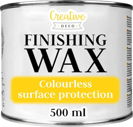 Creative Κερί για Χρώμα Κιμωλίας Διάφανο 500ml JANCDWOSKBEZBARWNY500mlFBM