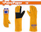 Wadfow Gloves for Work Welding Leather 1pcs