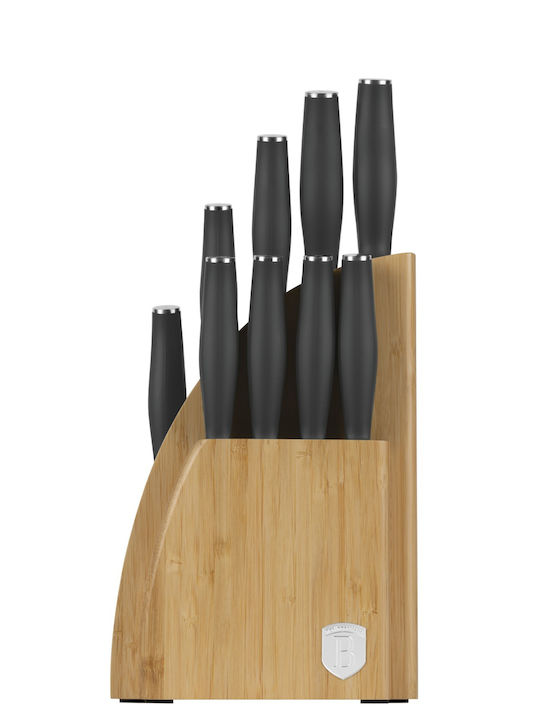 Berlinger Haus Knife Set with Block from Stainless Steel 9pcs