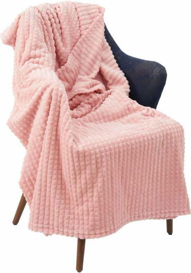 Heinner Κουβέρτα Fleece Μονή 150x200εκ. Ροζ