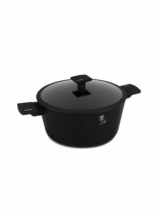 Berlinger Haus Matte Black Collection Deep Pot made of Aluminum 8lt / 30cm