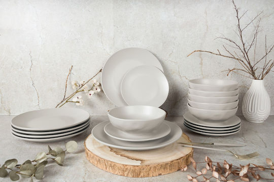 Berlinger Haus White Ceramic Dinnerware Set 18pcs
