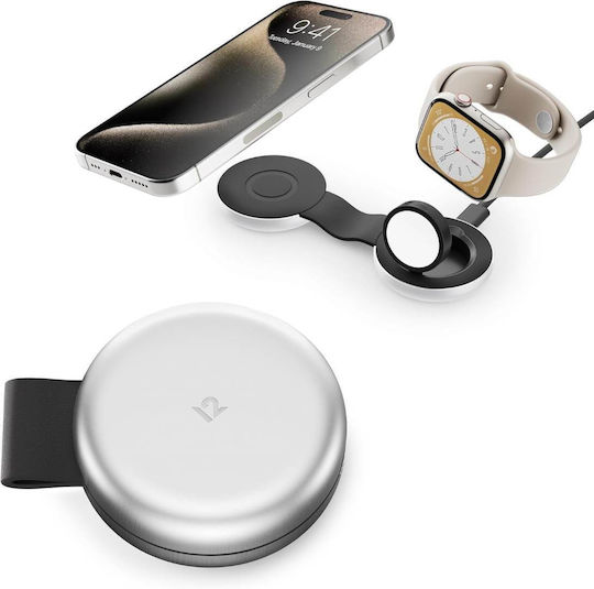 Twelve South Încărcător Wireless Qi2 Albς (Butterfly SE)