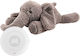 Flow Baby Toy Elephant made of Fabric with White Noise and Music for 0++ Months