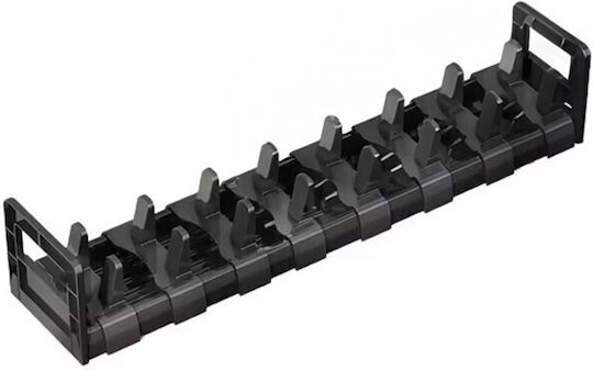Metallic Kitchen Sink Organizer Base Black 40x10x8cm