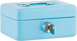 Sax Kassenschrank mit Schloss 815-99 Hellblau