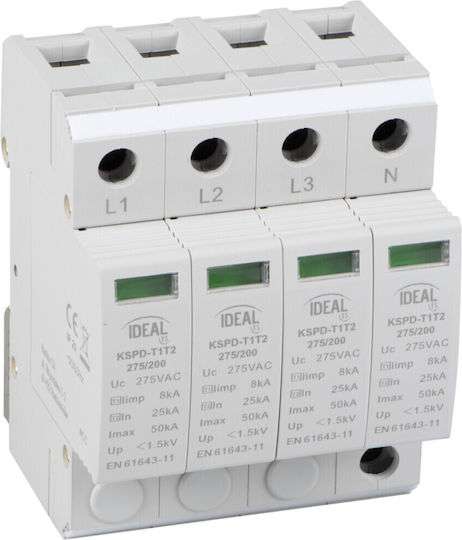 Ограничител на пренапрежение 3PN KSPD-T1T2 275/200