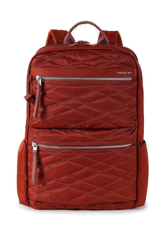 Hedgren Backpack Αδιάβροχο 15.48lt Κόκκινο