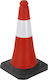 Traffic Cone Traffic Cone Post Weight 51cm Red White Heavy Base